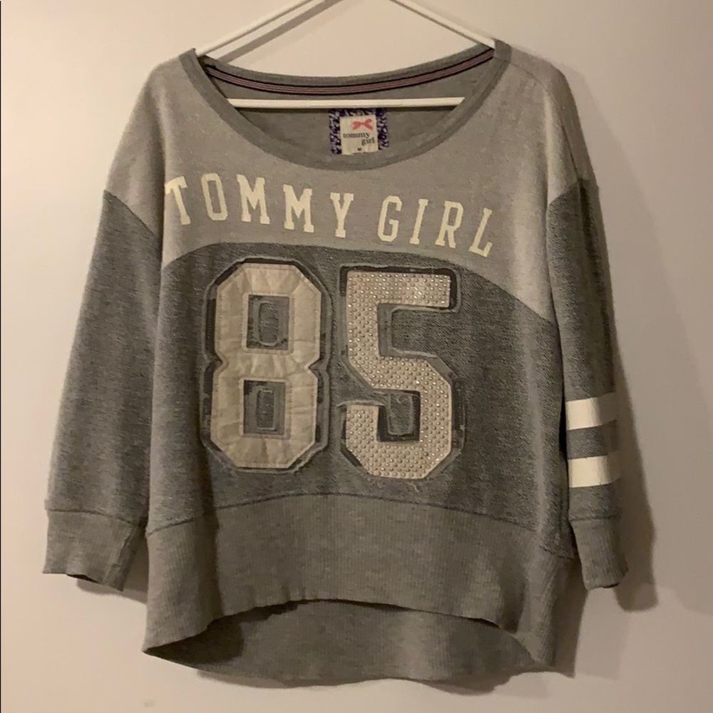 Oversized crew neck